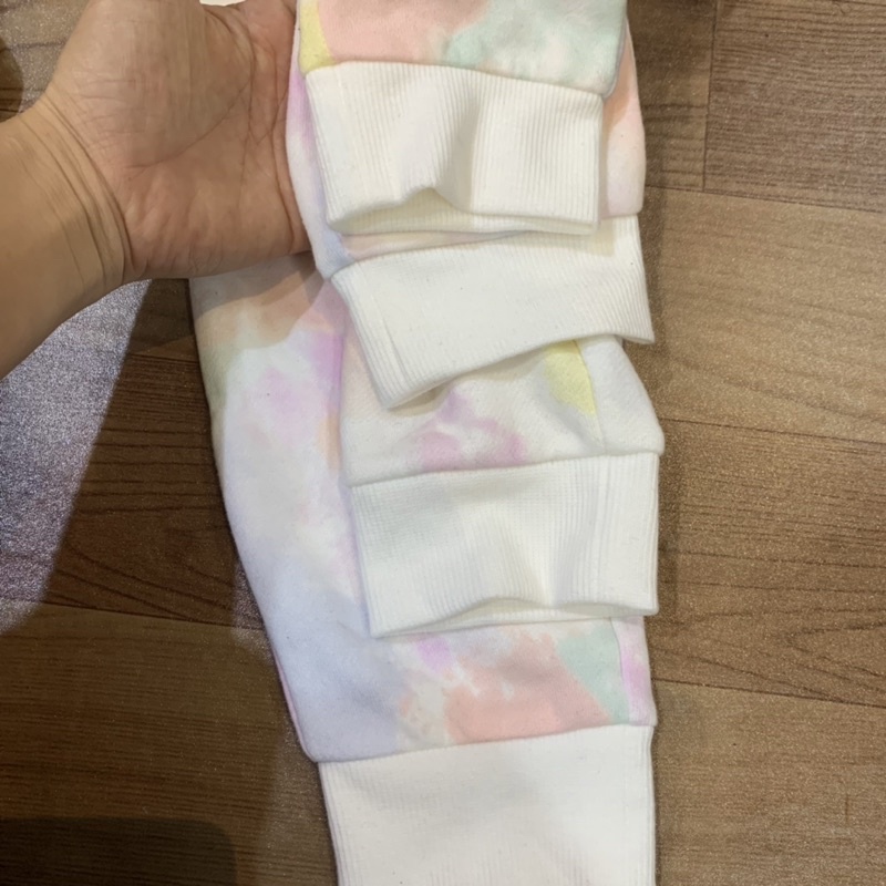 Quần jogger nỉ bông bé gái, hàng dư