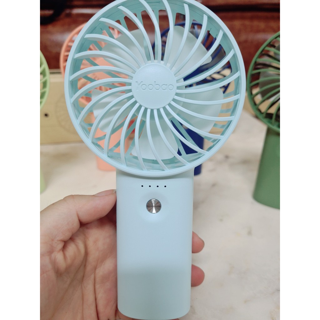 Quạt cầm tay Yoobao F03 3000mAh bảo hành 1 tháng đổi mới | BigBuy360 - bigbuy360.vn