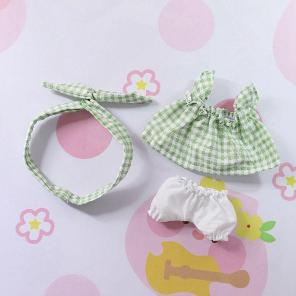 1 Bộ Quần Áo Bằng Cotton Màu Cầu Vồng Phụ Kiện Cho Búp Bê Kích Thước 20cm