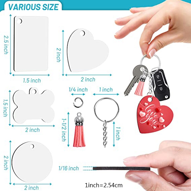 Mojito Set 160 Móc Khóa Da Kèm 40 / 40 Vòng Móc Khóa