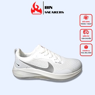 Giày thể thao sneaker nam 𝗡𝗶𝗸𝗲 𝗭𝗼𝗼𝗺 thời trang màu trắng siêu nhẹ êm hàng cao cấp full box