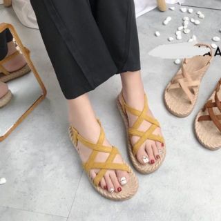 SANDAL ĐẾ CÓI QUAI CHÉO