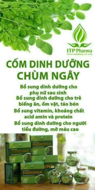 Cốm dinh dưỡng chùm ngây