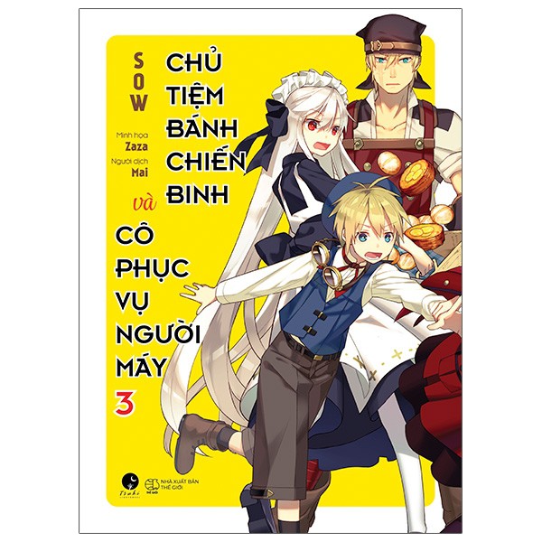 Sách Chủ tiệm bánh chiến binh và cô phục vụ người máy - Lẻ tập 1 2 3 4 5 6 - Light Novel - Tsuki Lightnovel