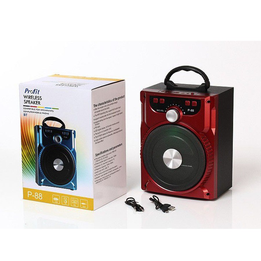 (Hàng có sẵn ) Loa Karaoke bluetooth P88/P89 tặng kèm míc hát karaoke siêu hay