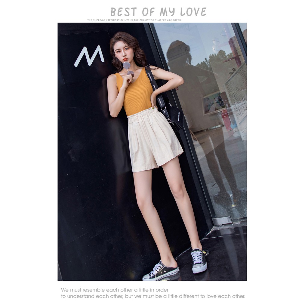 QUẦN ĐÙI NỮ DÁNG CỰC XINH HOT TREND 4 MÀU -SHEANBASIC | BigBuy360 - bigbuy360.vn