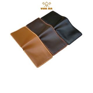 Ví nam da bò thật cao cấp, ví khâu viền trơn siêu đep, bền, sang trọng