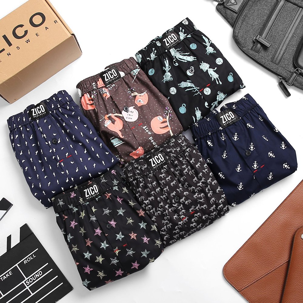 Quần đùi nam mặc nhà ZICO MENSWEAR size M từ 45-56kg