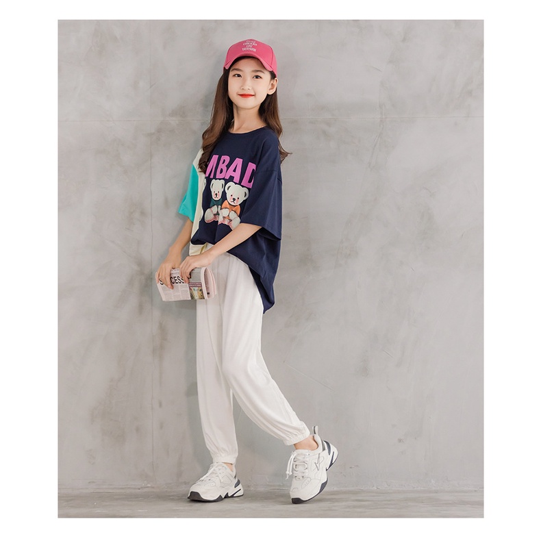 22MC68 Bộ quần áo ngắn tay hè bé gái hàng nhập