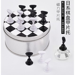 Hộp bàn cờ gắn mẫu móng sơn