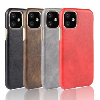 Ốp điện thoại bằng da PU mặt sau cứng chống sốc cho Iphone 11 Pro Max X XS MAX XR 6 6s plus SE2 7 plus