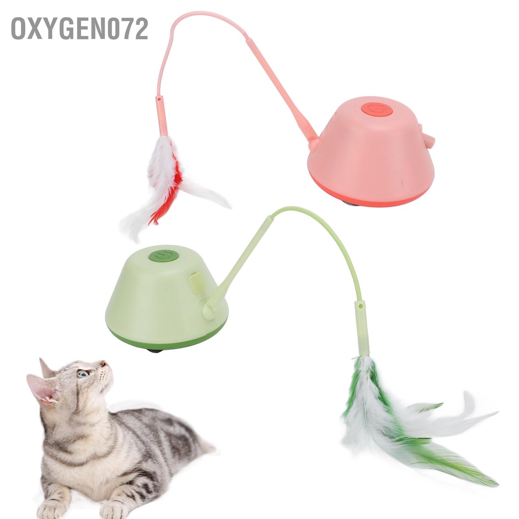 Oxygen072 đồ chơi cần câu mèo - Đồ chơi mèo tự động tương tác 3 chế độ LED Di chuyển