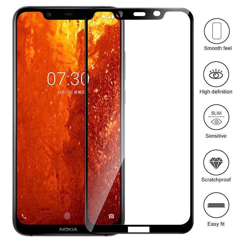 Miếng dán màn hình điện thoại cường lực 9D cho Nokia X7 4.2 9 3.2 1 8.1 Plus