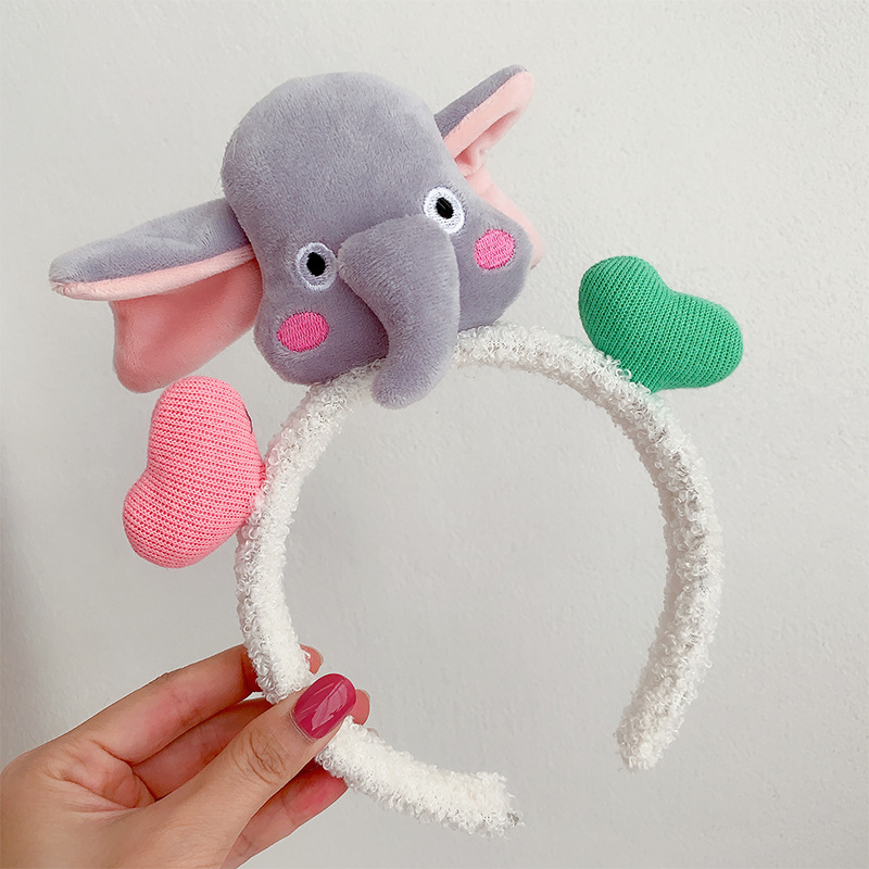 Băng đô rửa mặt hình động vật dễ thương phong cách Hàn Quốc