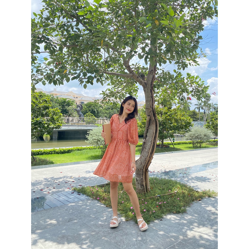 Đầm họa tiết hoa nhí destiny Miều xinh xắn dễ thương Miều Est.2013