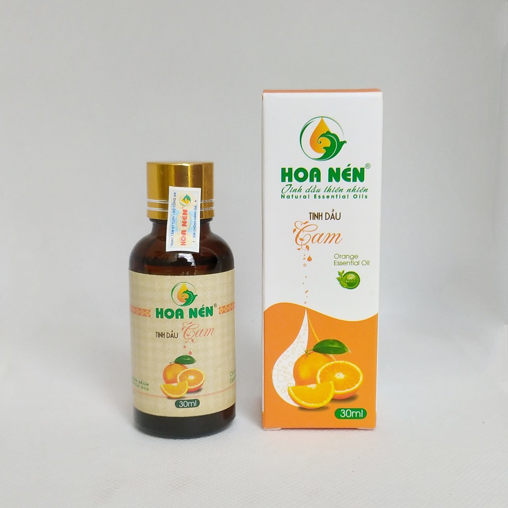 Tinh Dầu Cam Nguyên Chất Hoa Nén 30ml_Tinh dầu xông phòng, khử mùi, hương thơm dịu nhẹ