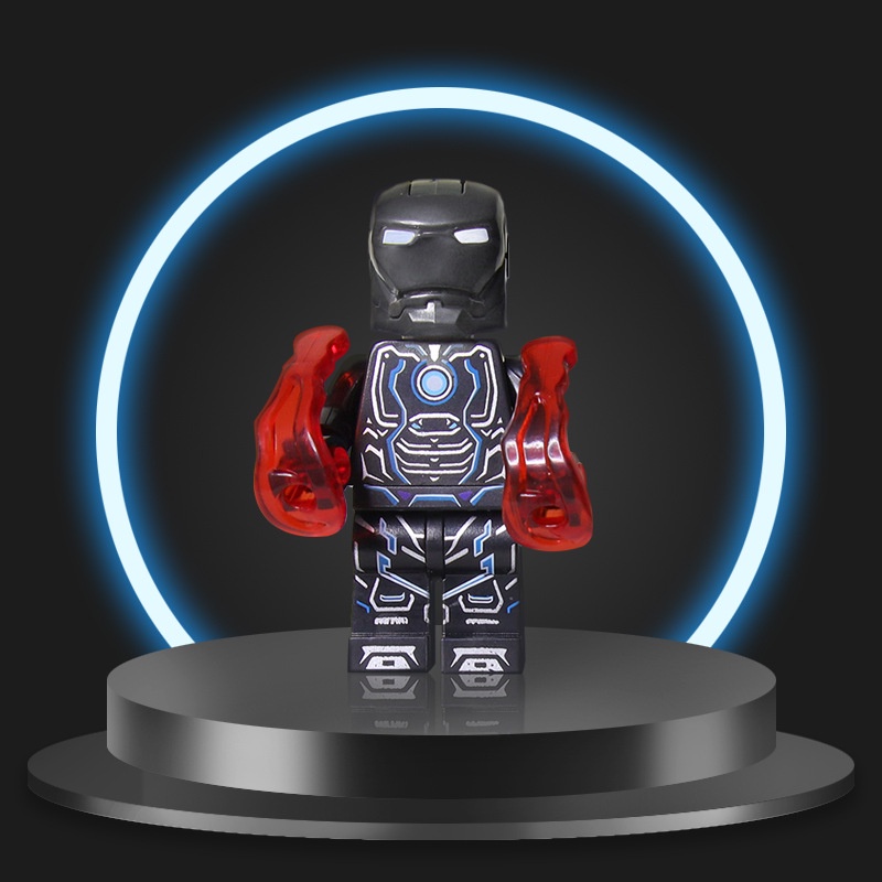 Set 8 Mô Hình Đồ Chơi Lắp Ráp Lego Nhân Vật Siêu Anh Hùng Iron Man