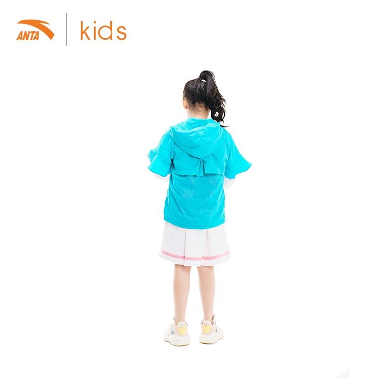 Áo khoác bé gái Anta Kids tay bèo xinh xắn 362017642-3