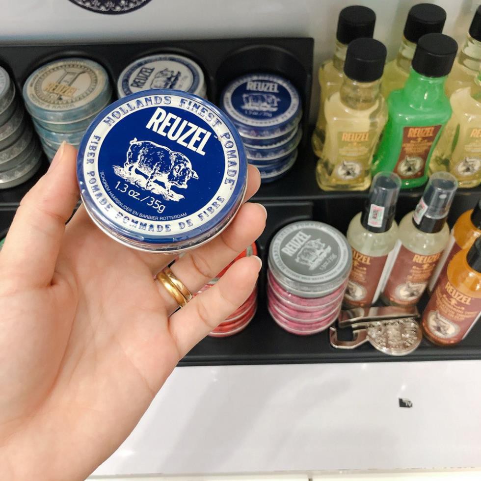 rẻ vô địch rẻ vô địch Sáp tạo kiểu tóc Reuzel Fiber Pomade giữ nếp cứng độ bóng mờ 35g (USA) chính hãng chính hãng