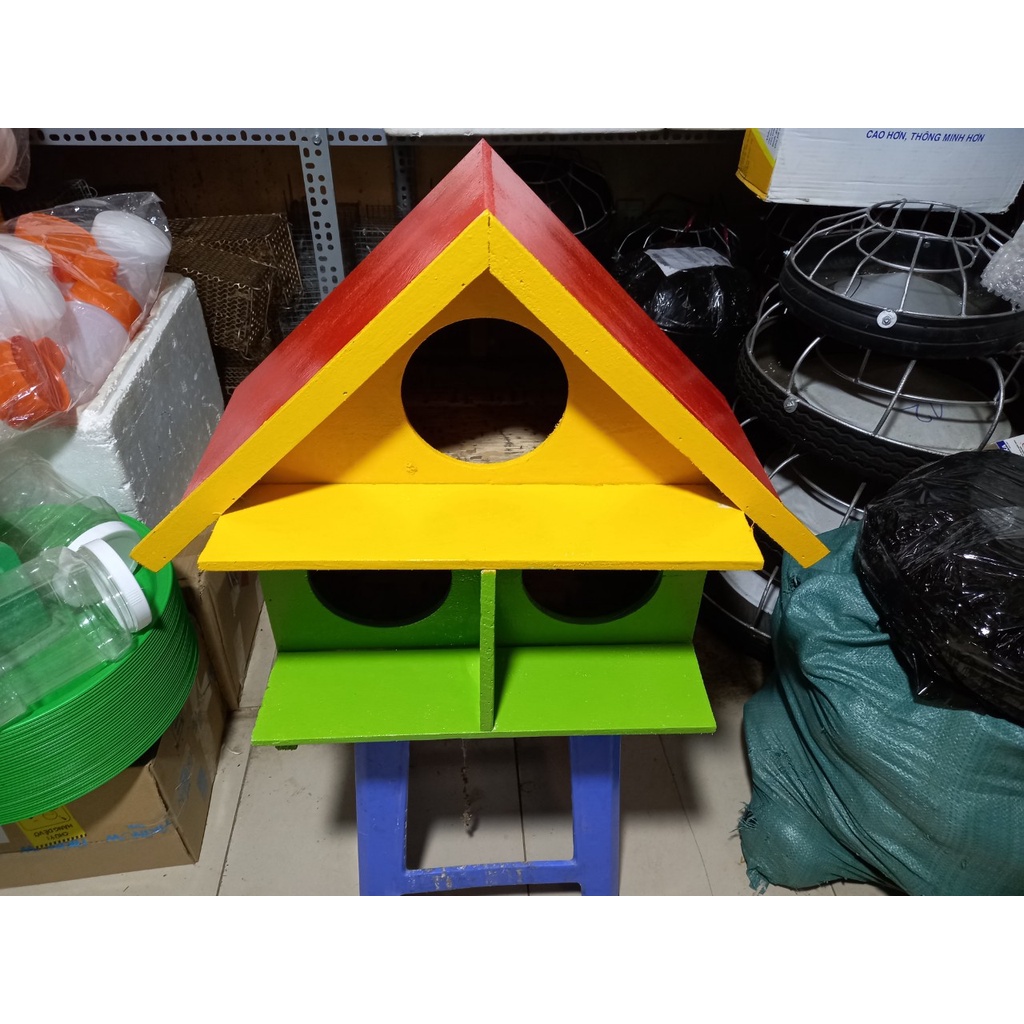 Chuồng Chim Bồ Câu Bằng Gỗ 3 Lỗ