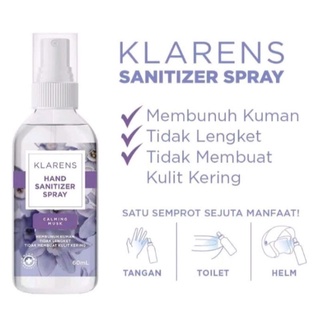 Image of Klarens hand sanitizer spray calming_musk_60ml