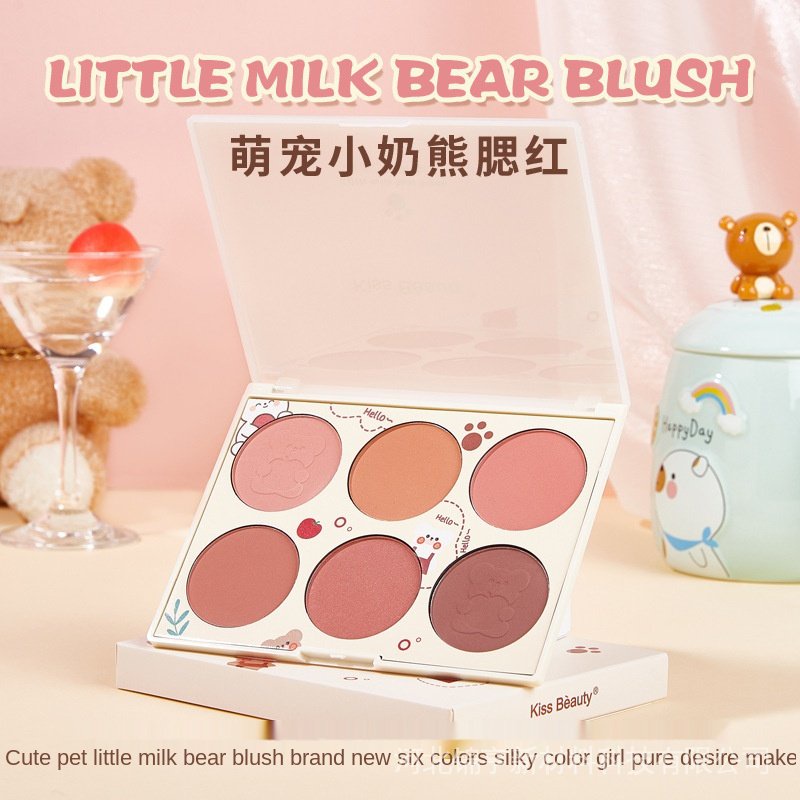 Phấn má hồng trang điểm không phai màu dễ tẩy trang dành cho nữ