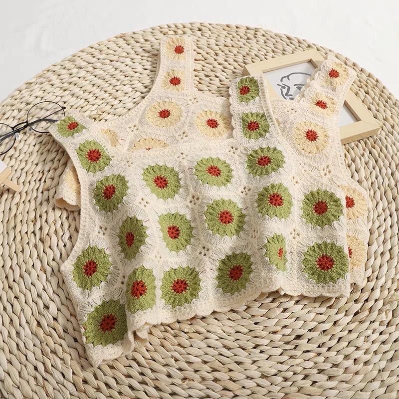 áo len sát nách hoa mặt trời (312#)