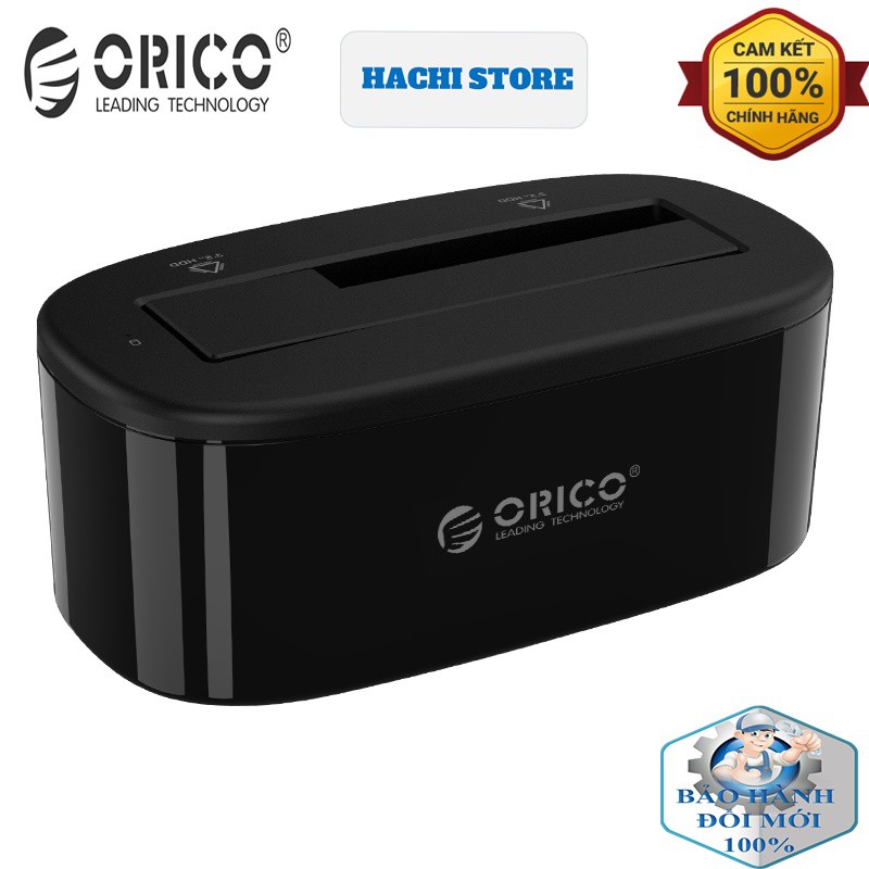 Dock hdd Orico 6218US3 hỗ trợ ổ cứng 3’5 & 2’5 ra cổng USB 3.0– Hàng Phân Phối Chính Hãng.