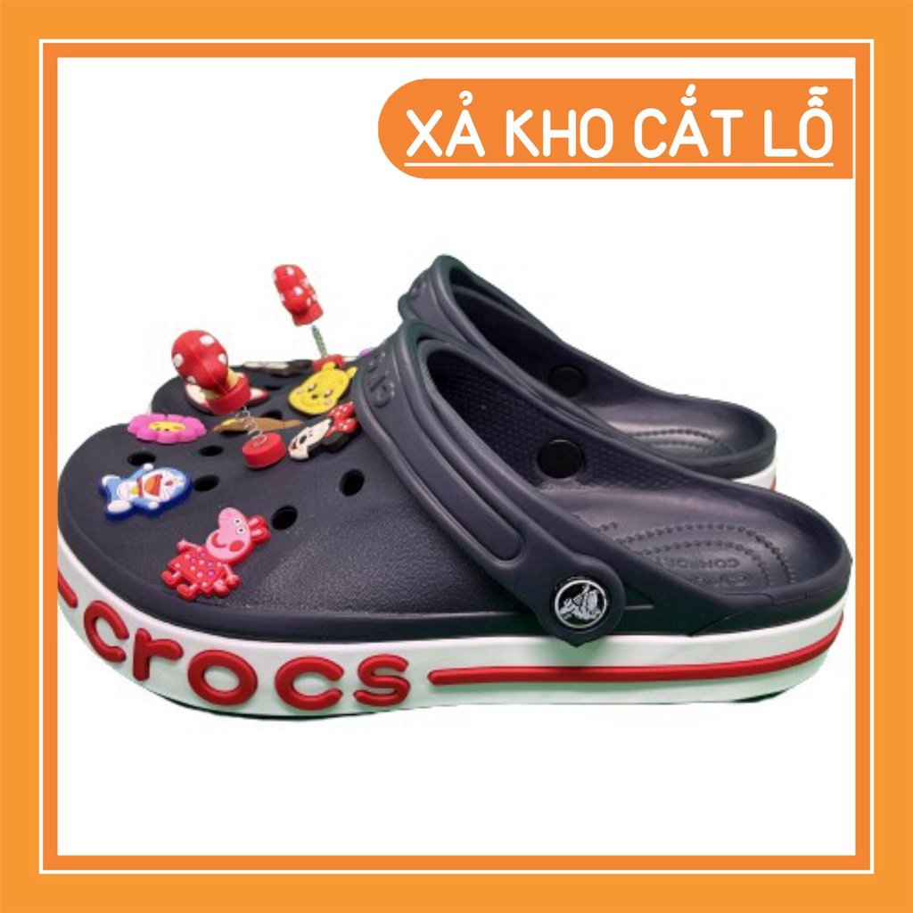 Freeship & Hoàn xu Dép cross đế bánh mỳ sục bít đầu cho nữ và nam đủ size 36, 37, 38, 39, 40, 41, 42, 43, 44, full white