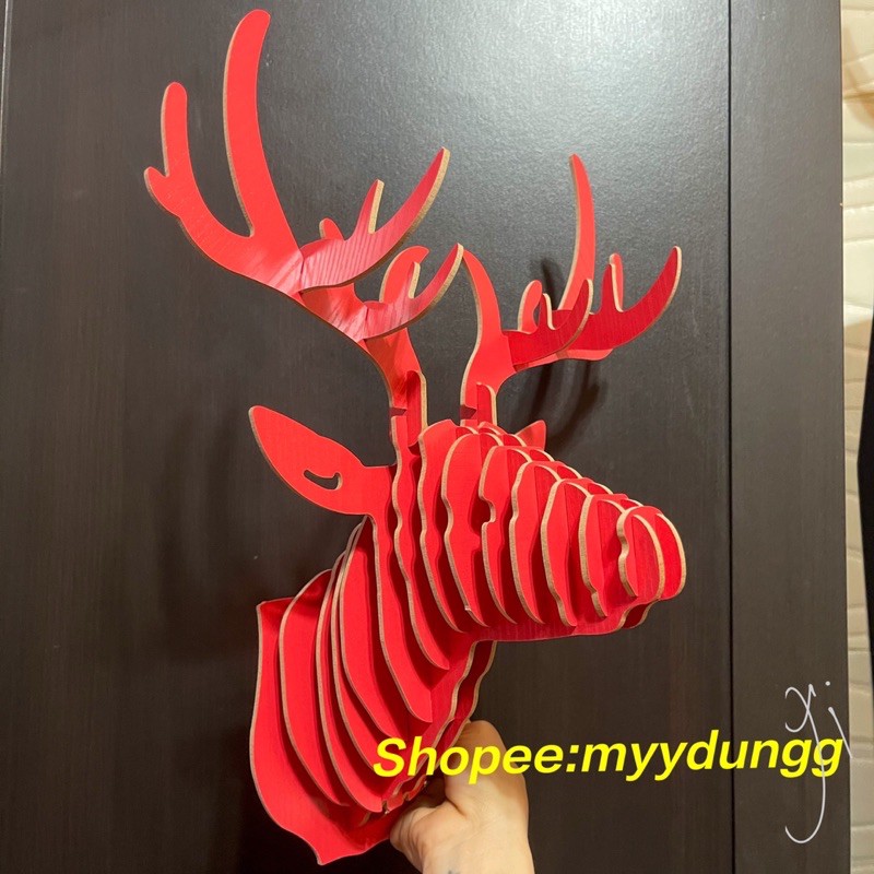 ĐẦU HƯƠU TREO TƯỜNG 5 màu😘 + MÓC TREO + ĐINH 💋