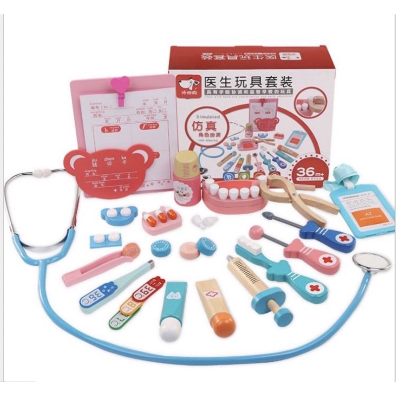 Đồ chơi bác sĩ bằng gỗ