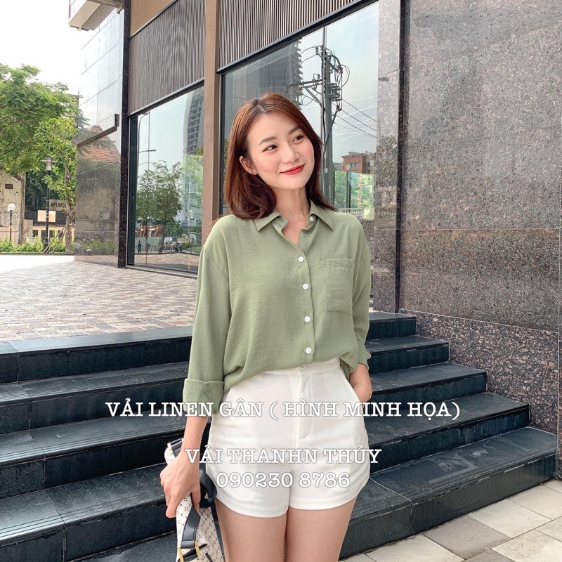 VẢI LINEN GÂN - VẢI CÔNG SỞ- DÒNG VẢI CAO CẤP ( bảng màu 2 )