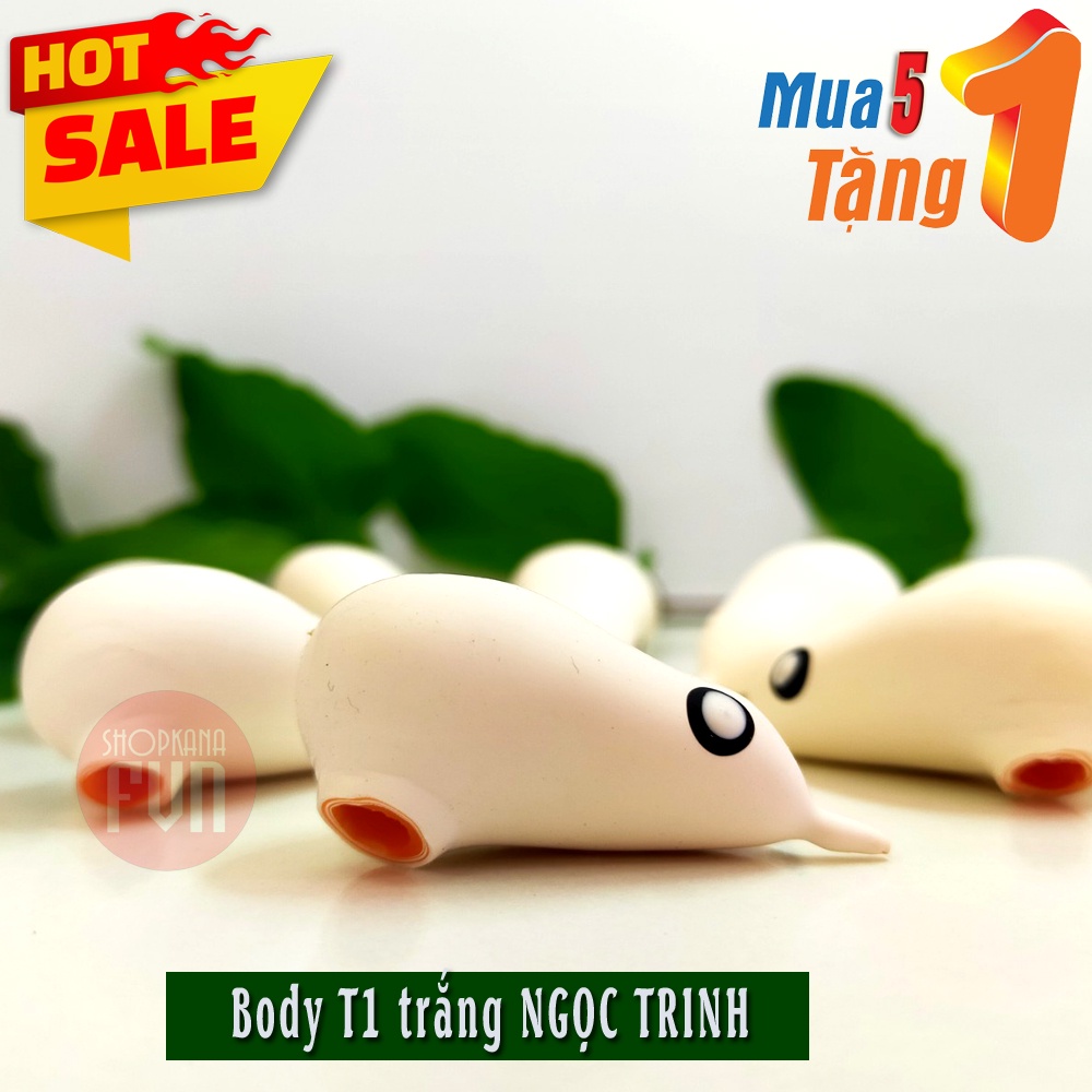 Body nhái hơi màu trắng ngọc trinh (CHẤT LƯỢNG, GIÁ RẺ, handmade)