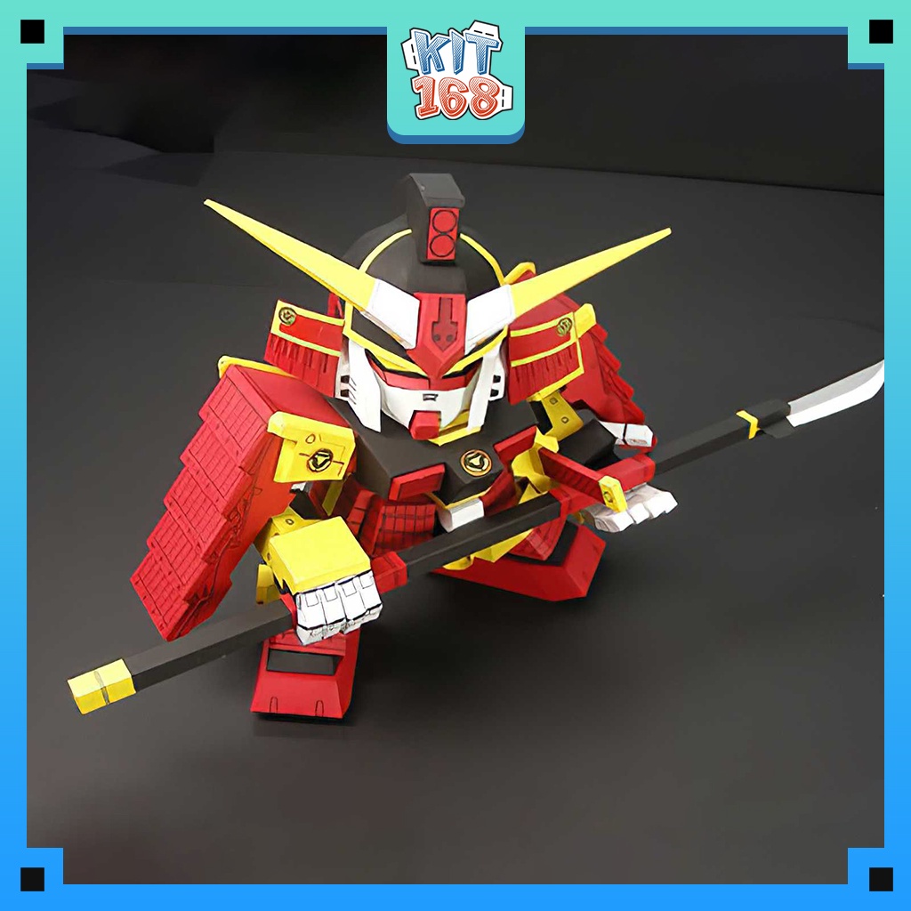 Mô hình giấy Anime game Robot Gundam Rekka Musha