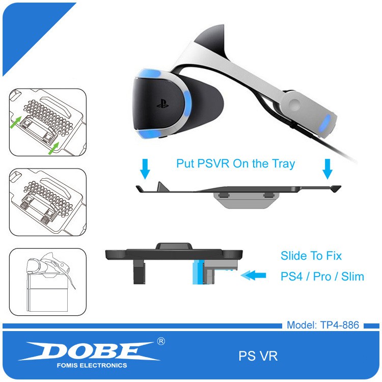 Dobe TP4-886 - Đế Giữ Kính thực tế ảo 3D Cho Playstation 4