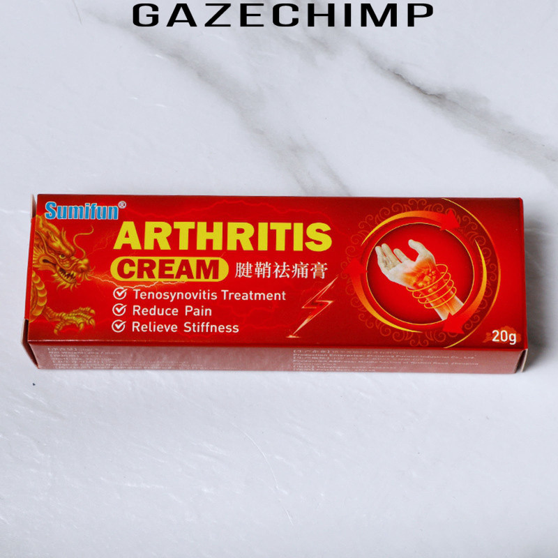 [GAZECHIMP]2 Pieces Arthritis Ointment Hand Wrist Herbal Cream Fingers Pain Relief