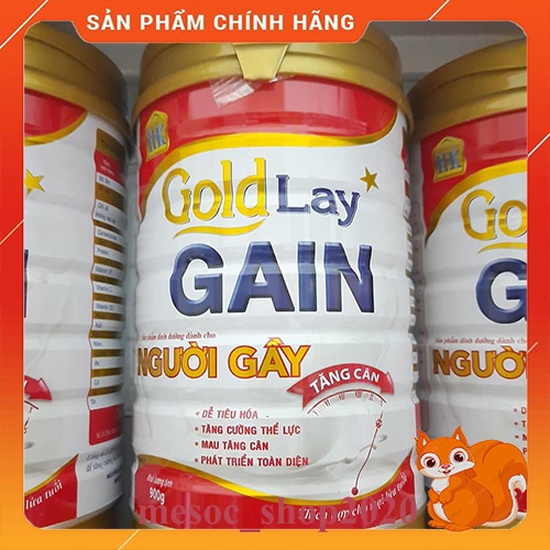 [Date mới nhất] Sữa tăng cân Goldlay Gain 900g - Dành cho người gầy, trẻ suy dinh dưỡng, phù hợp mọi lứa tuổi