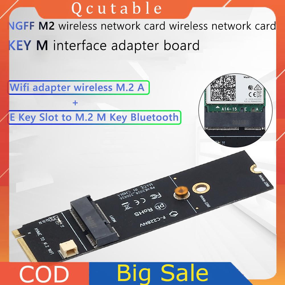 Card Wifi M.2 M Key To Ngff A + E Cho Ax200 9260ac