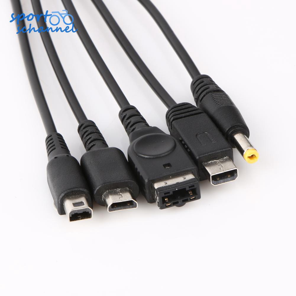 Dây Cáp Sạc Usb 5 Trong 1 Cho Nintendo Ndsl/Nds Dsi Xl 3ds loa bluetooth