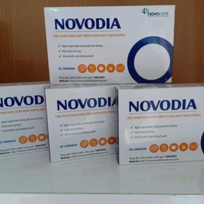 Novodia - Hỗ trợ ngăn ngừa biến chứng đái tháo đường, kiểm soát đường huyết (hộp 30 viên)