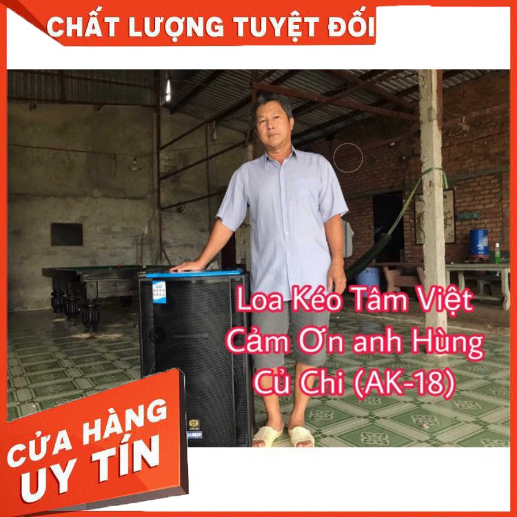 [Chính hãng] Loa kéo gỗ “ALOKIO AK-18” bass 5 tấc - BAO SHIP – Loa kéo Tâm Việt. - hàng chất lượng, giá tốt nhất TQ