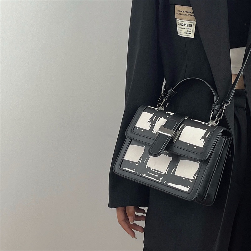 Túi Xách JASMIN NOIR Da PU Có Khóa Dành Cho Nữ