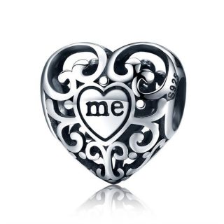 Bamoer - charm trái tim you and me - scc145