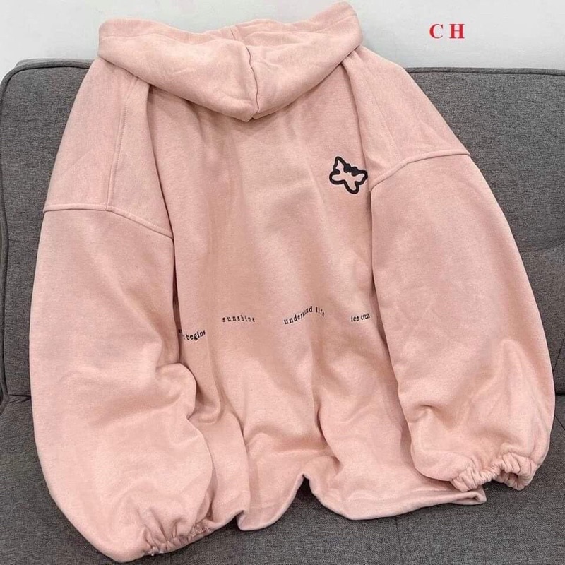 Áo hodie butterfly nhỏ dây rút chỉnh COA846