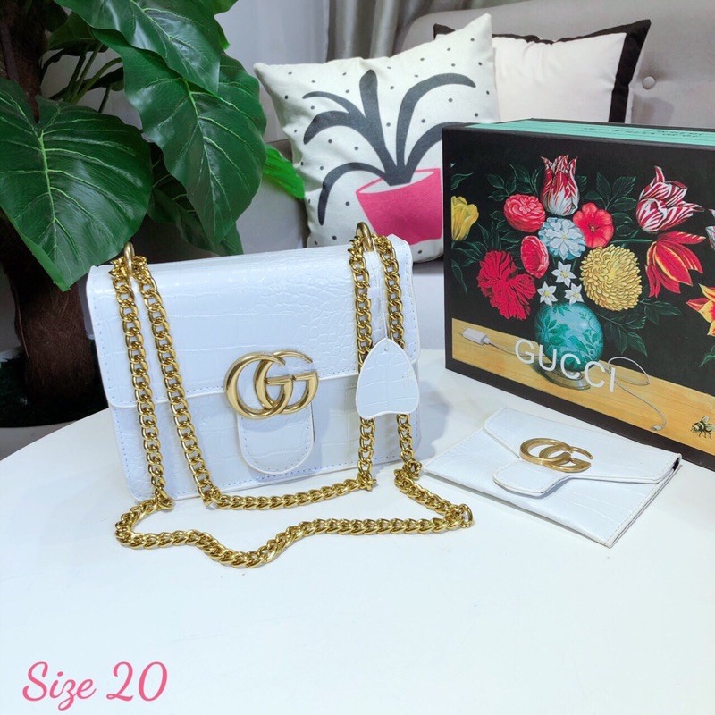 Bộ túi ví đeo chéo nữ cầm tay da cá sấu XTMN79 | BigBuy360 - bigbuy360.vn