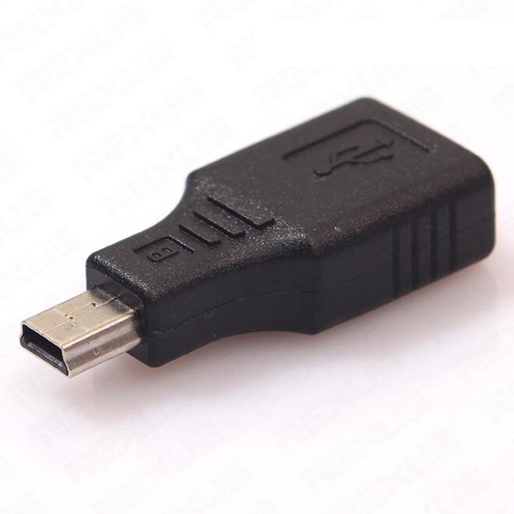 ĐẦU OTG CHUYỂN ĐỔI MINI USB TO USB CHUYÊN DÙNG CHO Ô TÔ ĐỂ NGHE NHẠC, TRUYỀN DỮ LIỆU MÁY ẢNH