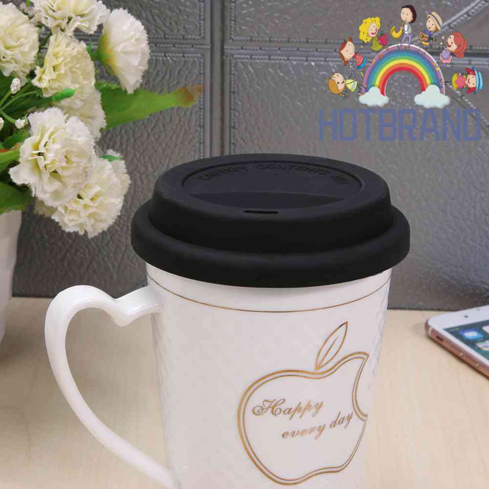 Nắp Đậy Cốc Trà / Cà Phê Bằng Silicone Cách Nhiệt Chống Bụi