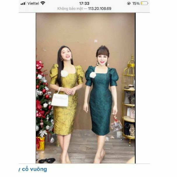 Đầm body cổ vuông đi tiệc cao cấp SML | BigBuy360 - bigbuy360.vn