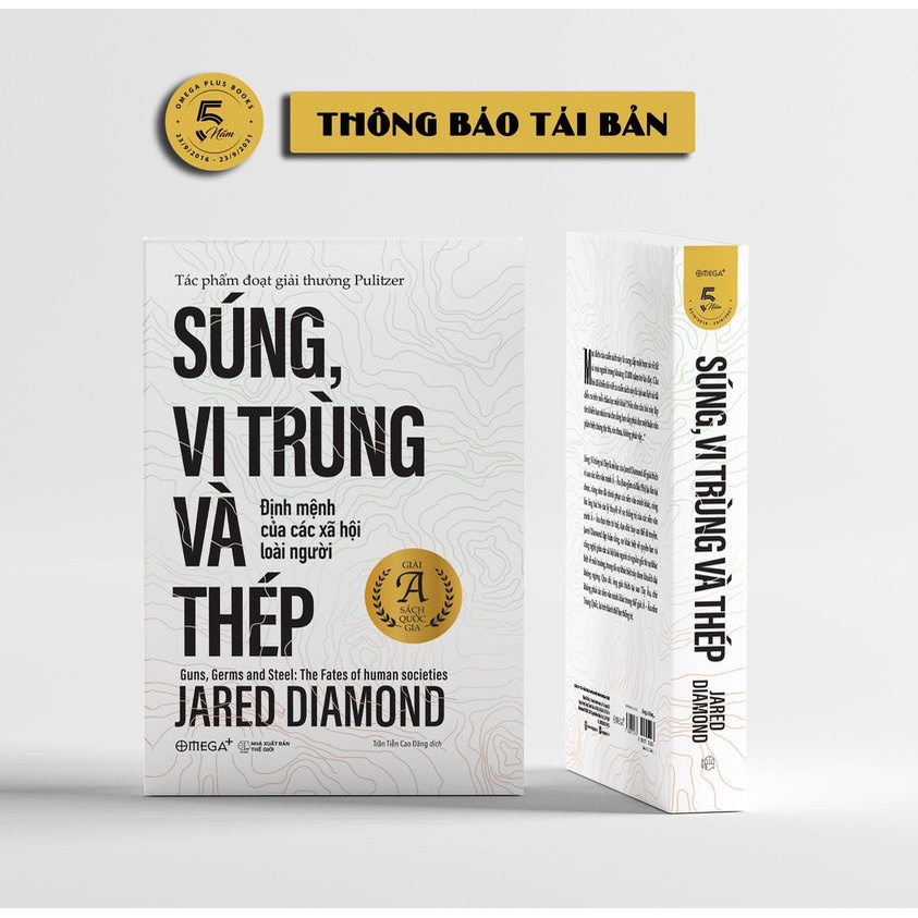 Sách - Combo 2 Cuốn: Súng Vi Trùng Và Thép + Lược Sử Loài Người (Tái Bản Mới Nhất)