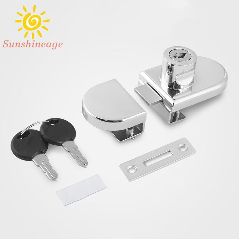 Bộ Khóa Kim Khí Tinh Xảo Bằng Hợp Kim Kẽm Thay Thế Cho Tủ Trưng Bày Kính Dày 5-8mm